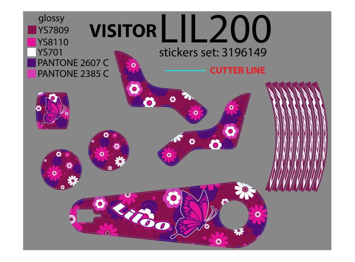 NAL.P.VEN LIL200 LILOO 20 SET NALEPNICA 2020