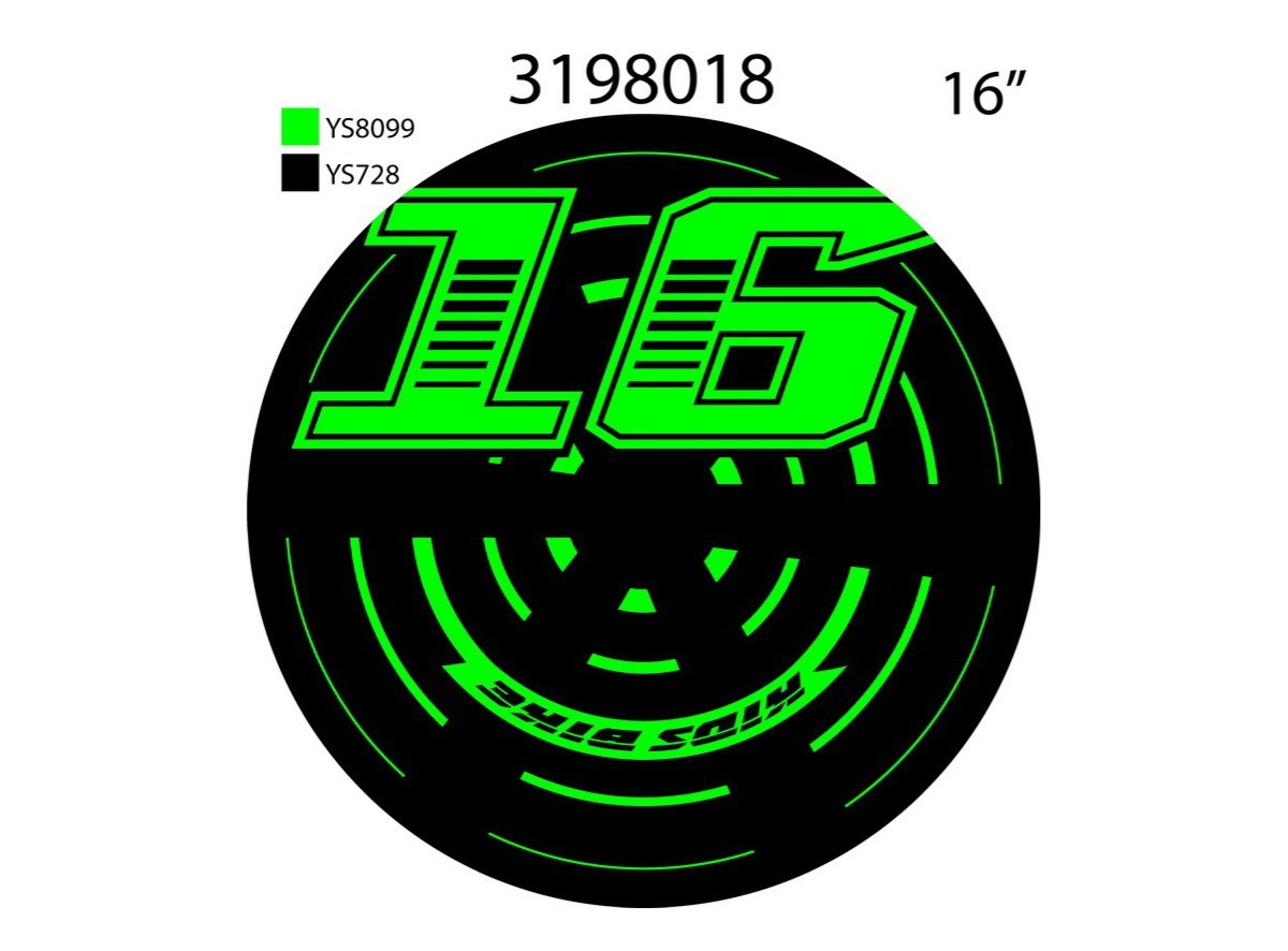 FRIZBI Uniset.16.friz neon zeleni ys8099 2021