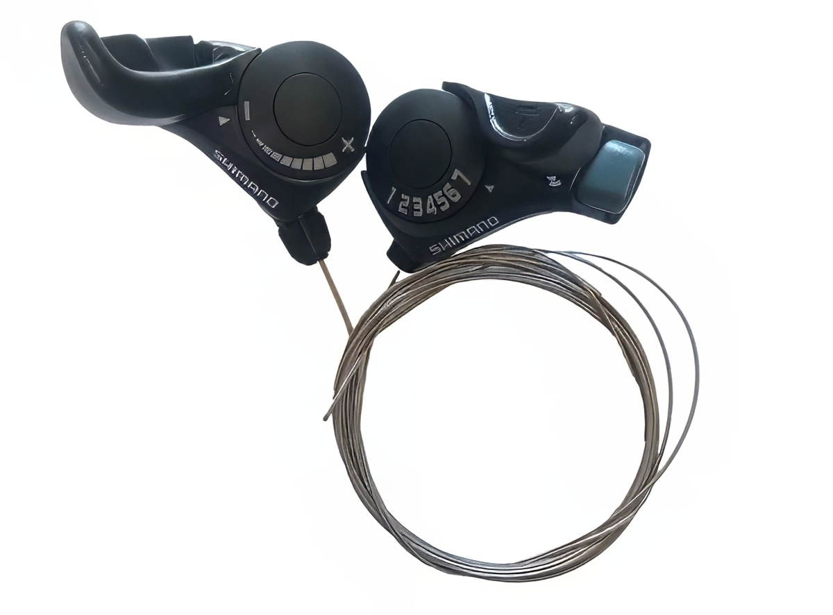 Ručice menjača shimano l+d 3/7 brzina tourney ASLTX30R7AT+ASLTX30LFBT