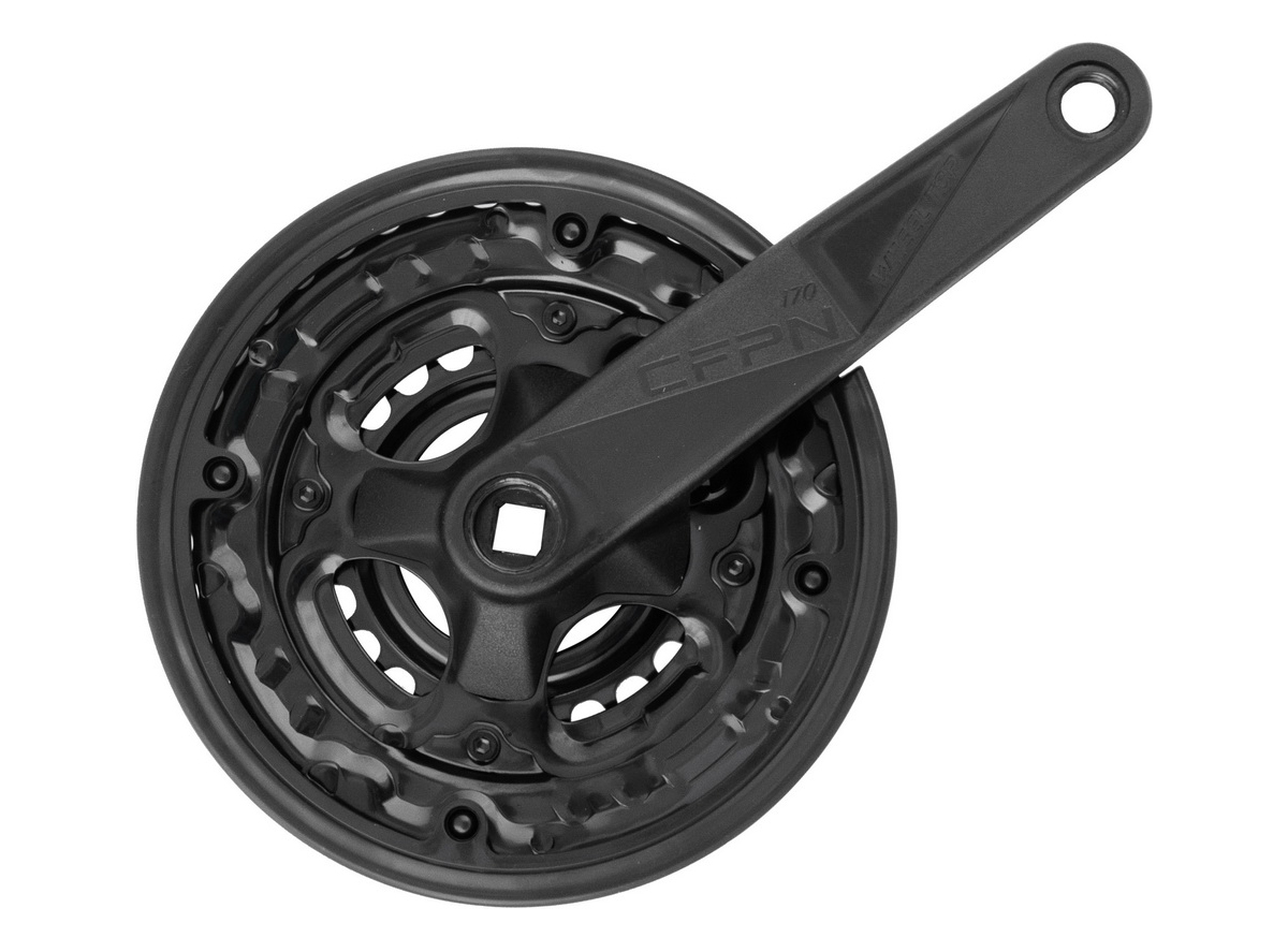 SREDNJI POGON MTB CRNI 42/34/24 T WHEELTOP