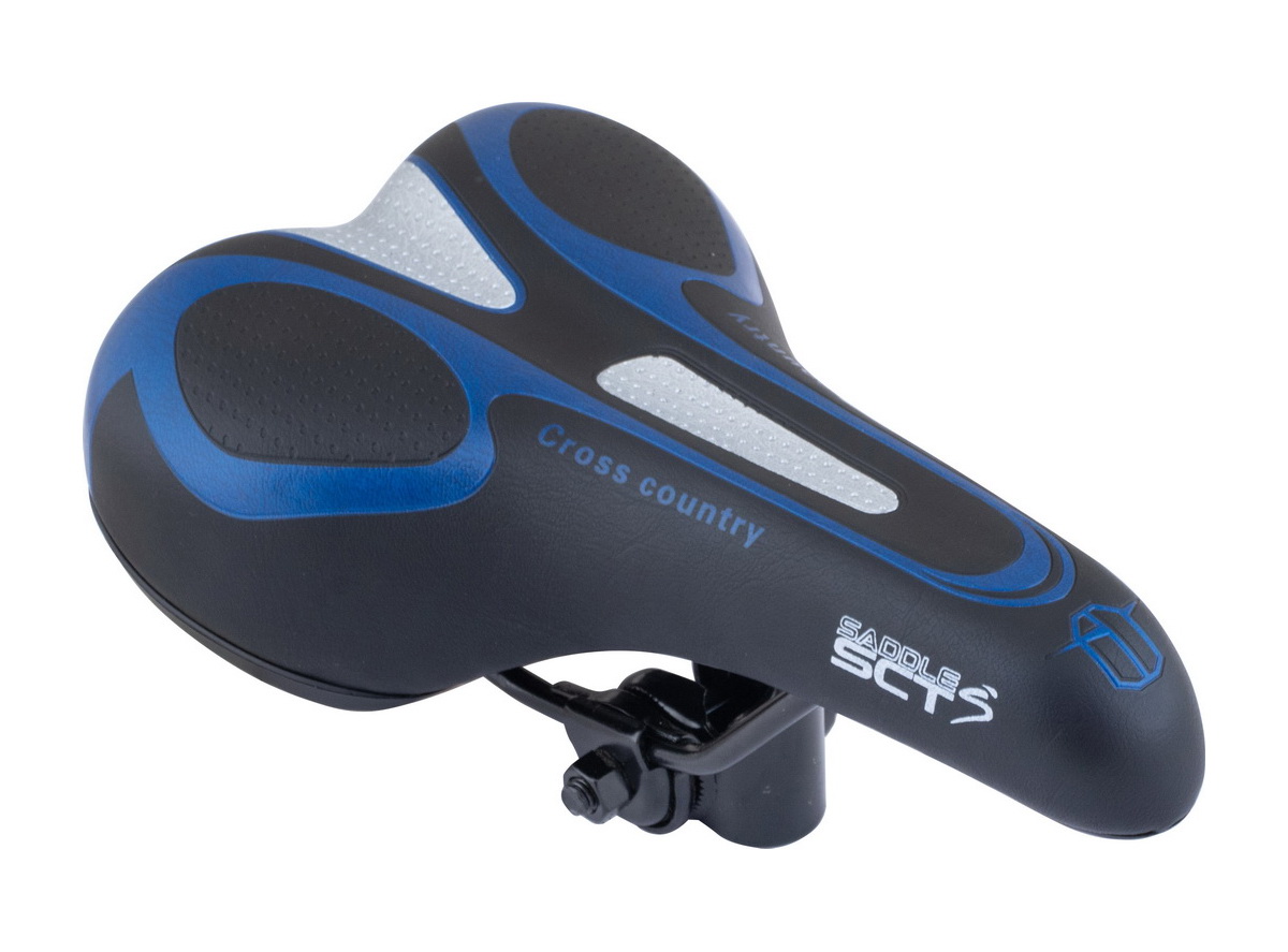Sedlo mtb plavo crno cross country