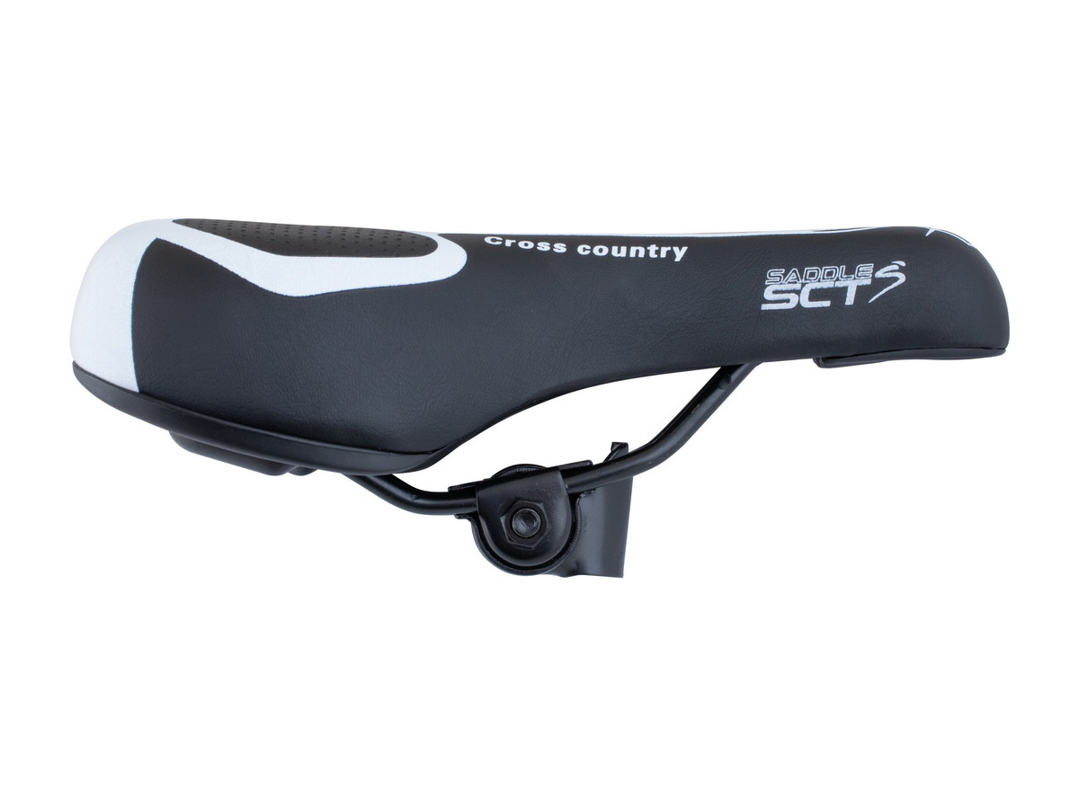 Sedlo mtb belo crno cross country