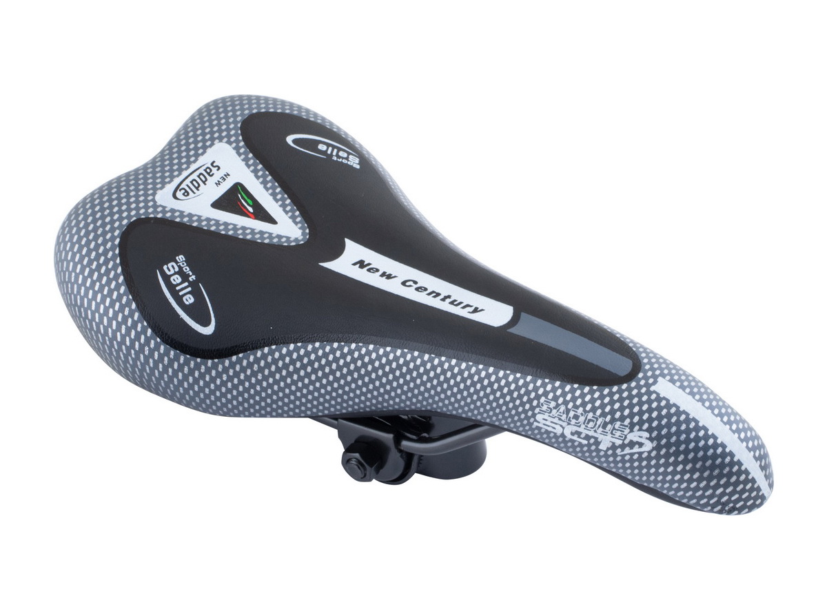 Sedište za mtb bicikl sport crno sivo