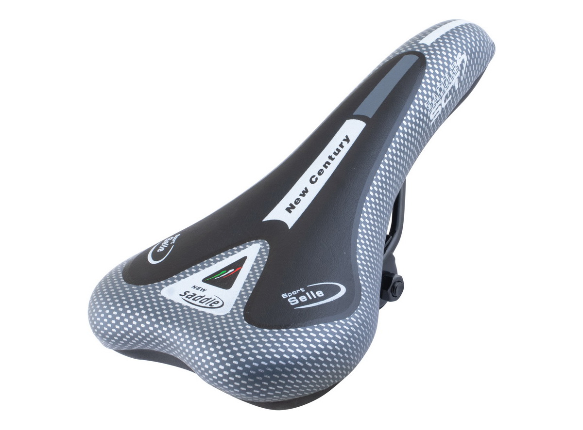 Sedište za mtb bicikl sport crno sivo