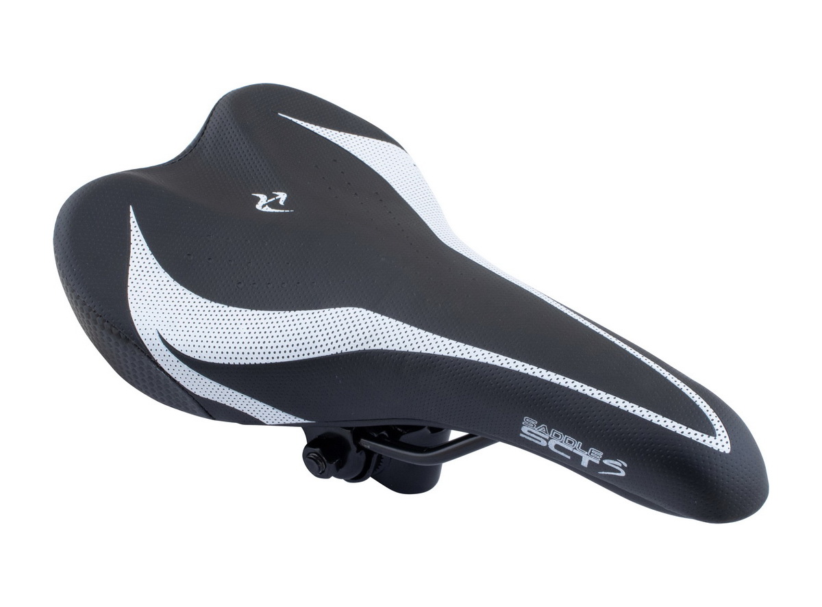 Sedlo mtb crno belo carbon high end 270x155mm