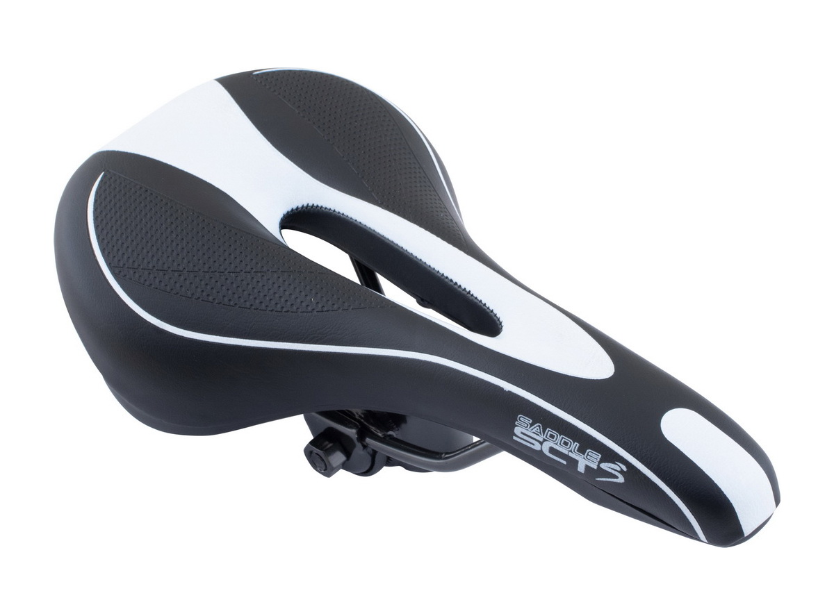 Sedište za mtb bicikl crno belo