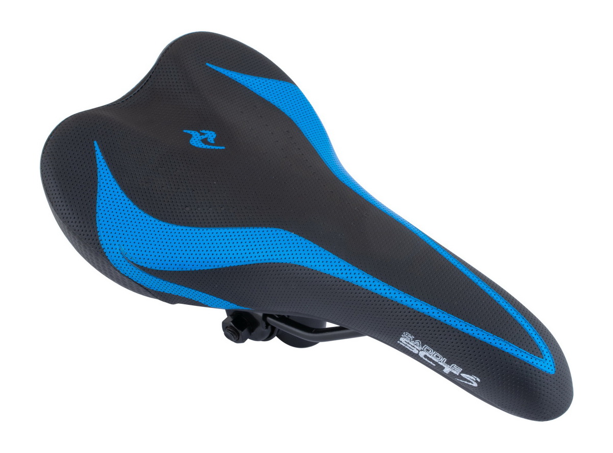 Sedlo mtb crno plavo carbon high end 270x155mm