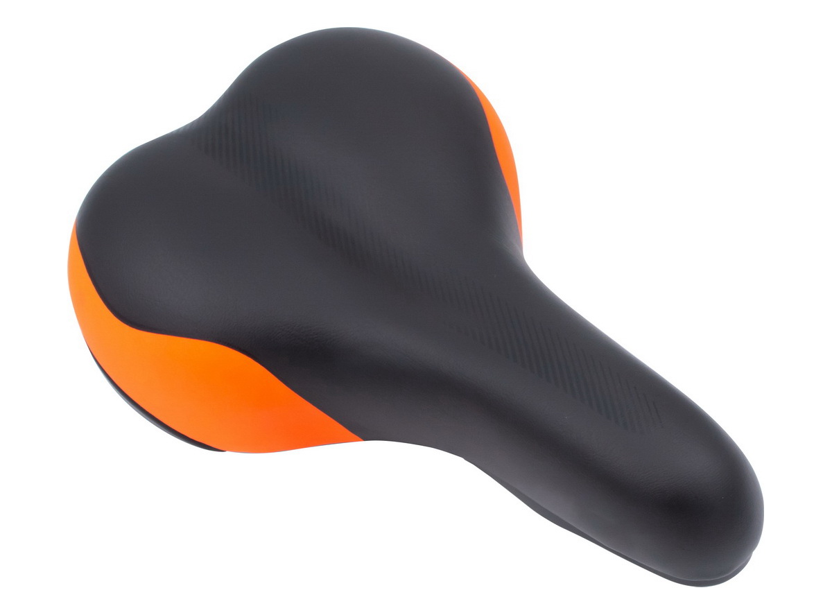 Sedište za mtb bicikl Twin crno narandžasto