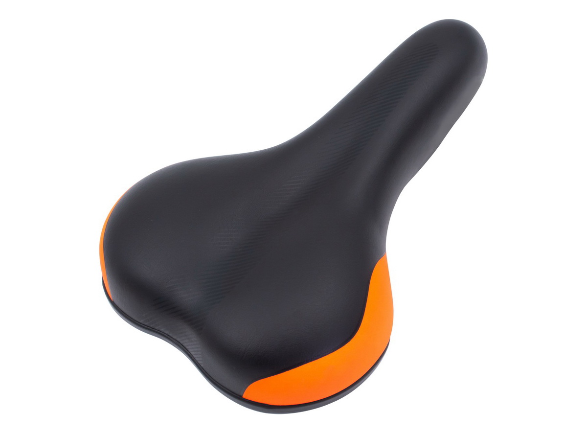 Sedište za mtb bicikl Twin crno narandžasto