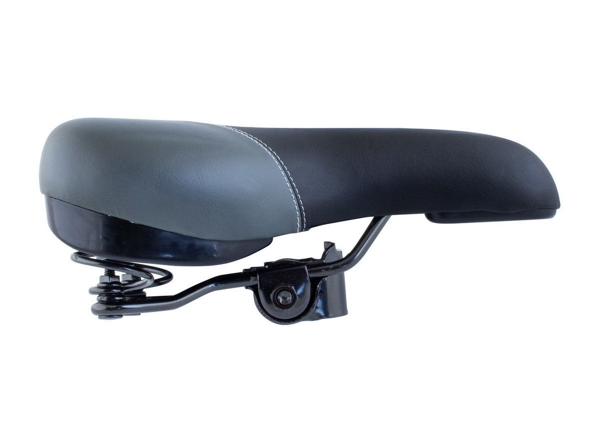 Sedlo mtb-city comfort sa oprugama crno sivo