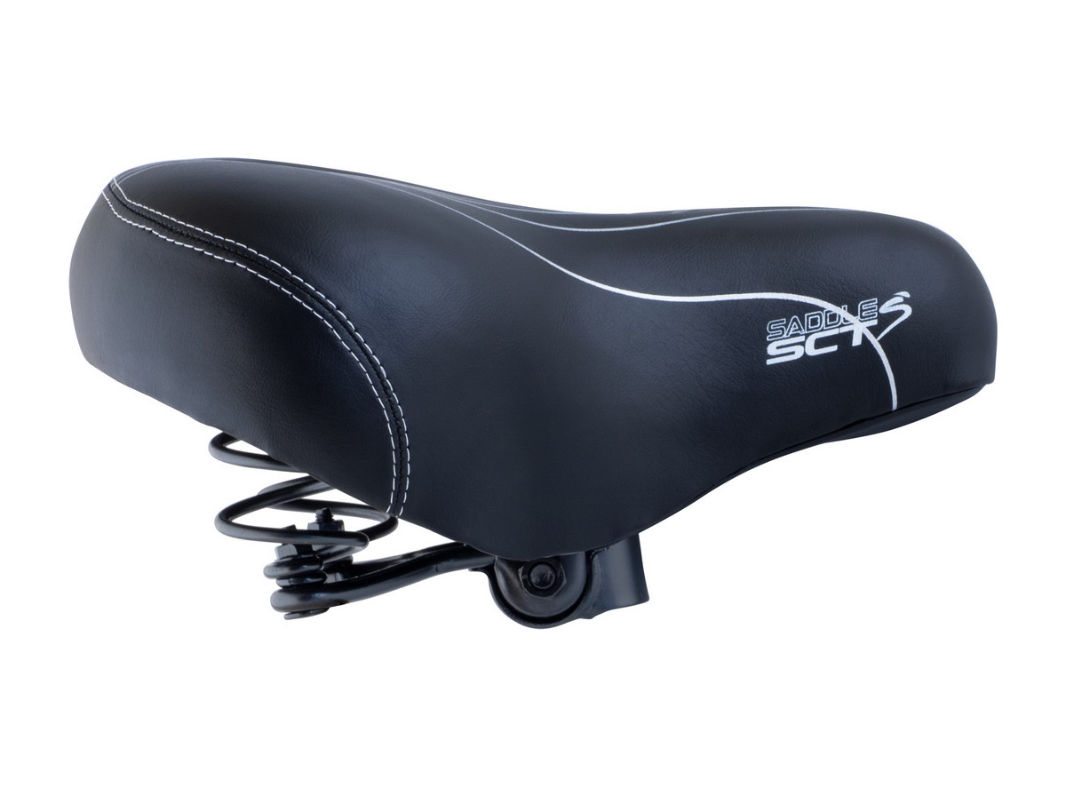 Sedlo comfort sa oprugama line crno sivo