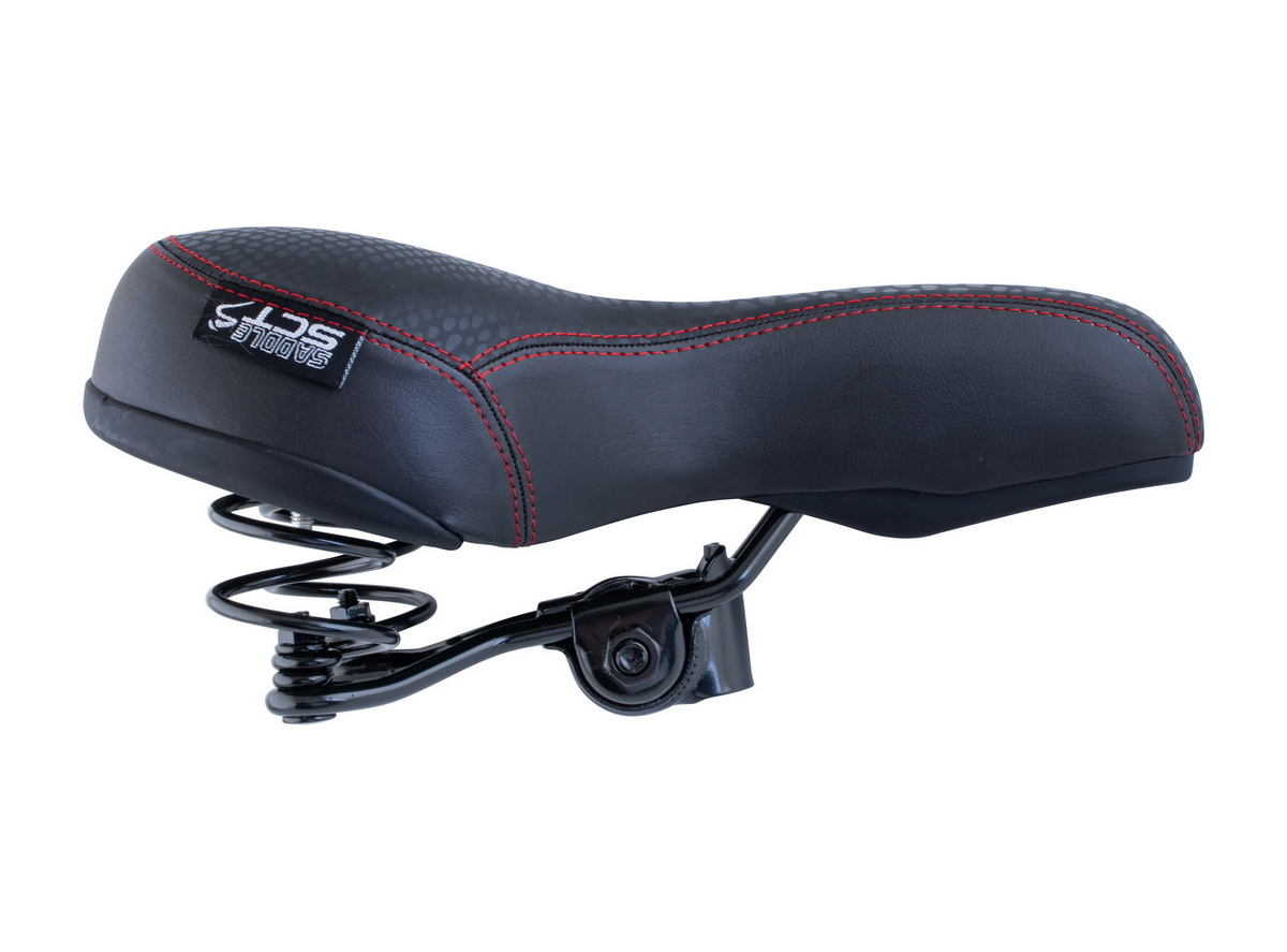 Sedlo city trekking step crno sivi konac 260x165mm