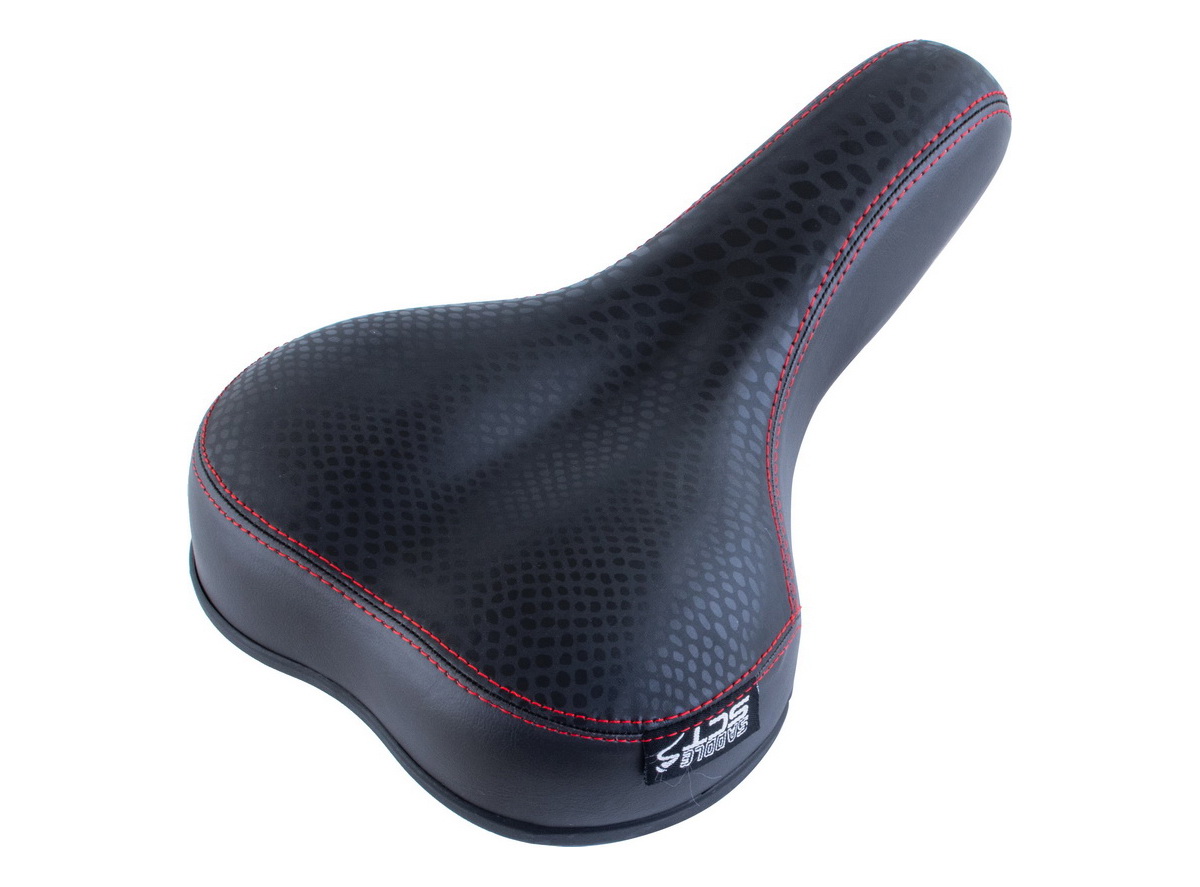 Sedlo city trekking step crno sivi konac 260x165mm