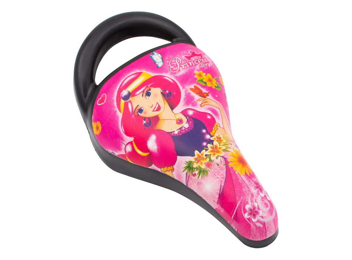 Sedlo za dečiji bicikl sa drškom hentai roze