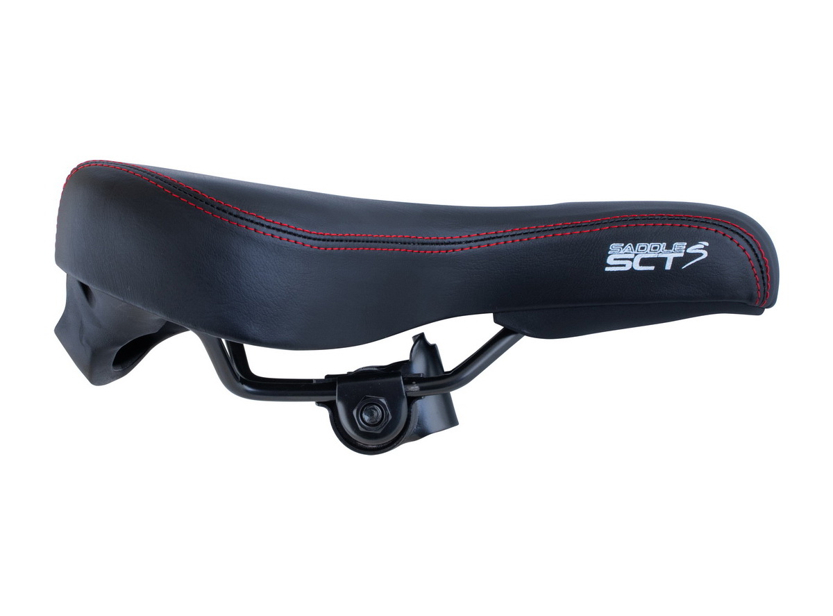 Sedlo electro sa držacem mat crno