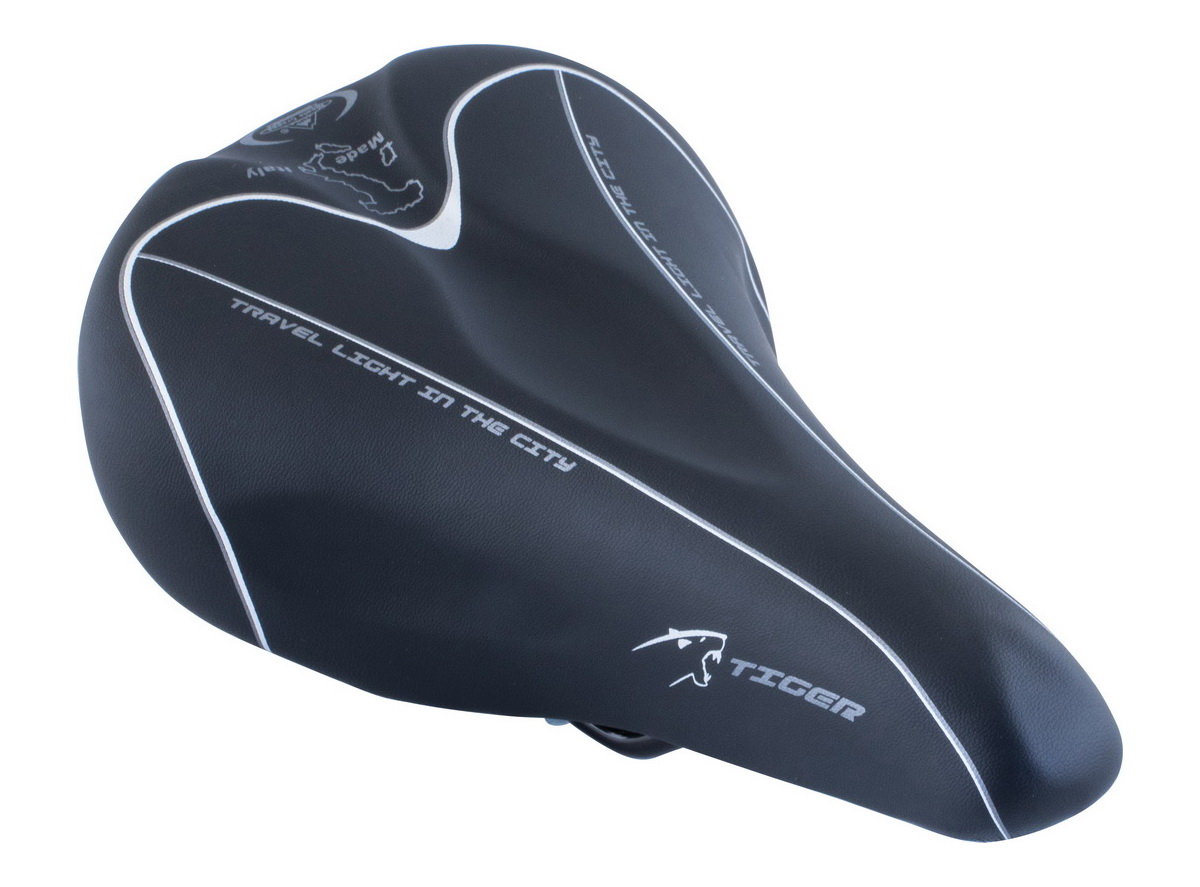 Sedlo tiger mtb crno sa oprugama (art.063b)