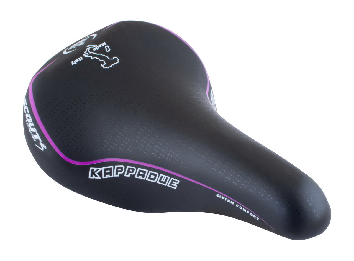Sedlo kappa due  crno - ljubičasto