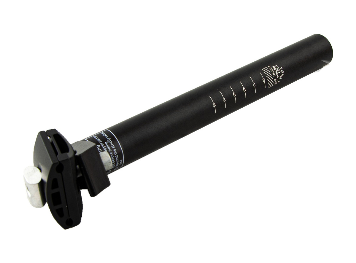 Cev sedišta crna ALU sa šelnom 27.2x250MM