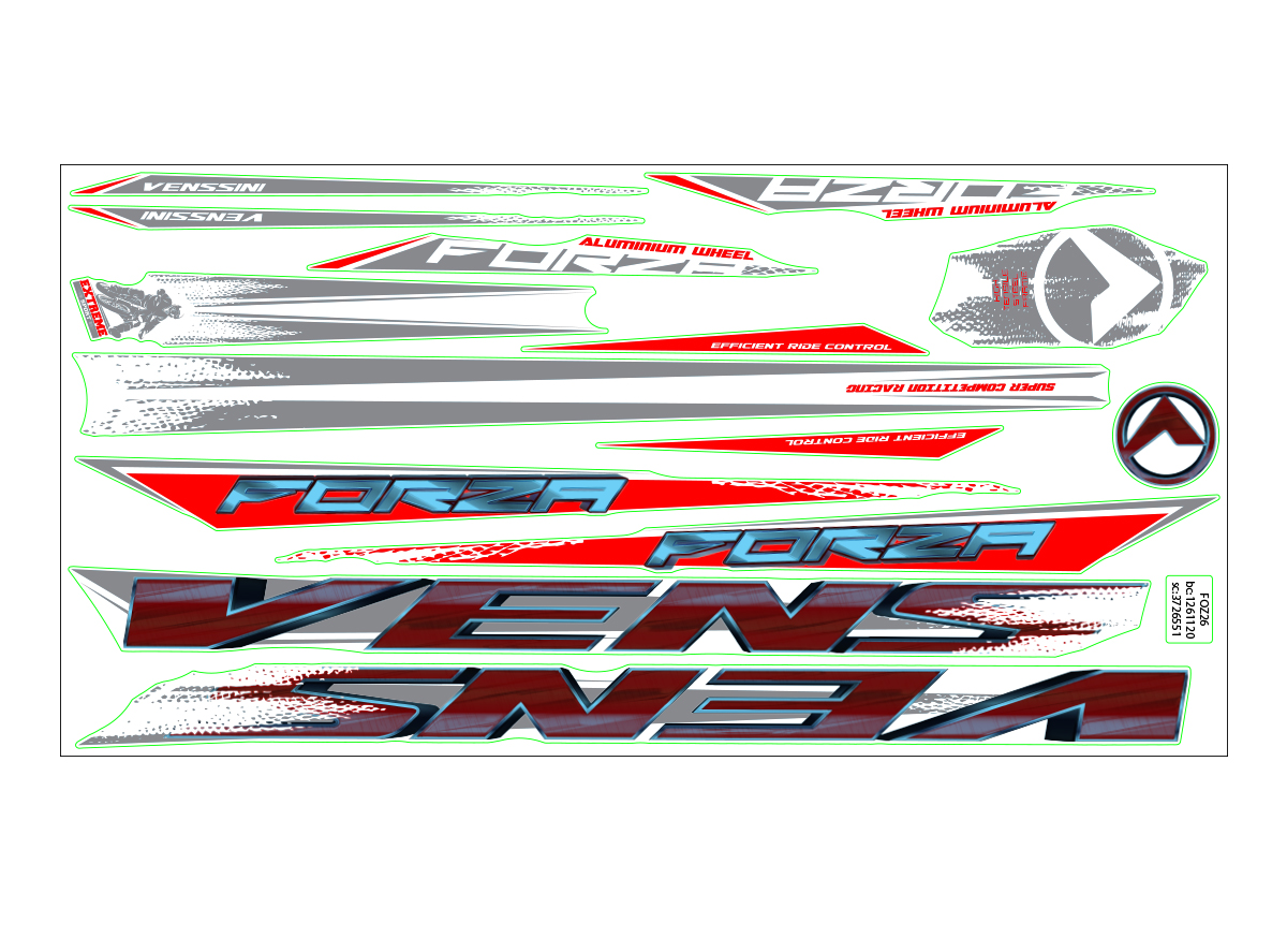 NAL.P.RAM.VEN STICKER FOZ262MTVVB/24AR2P3/S17"