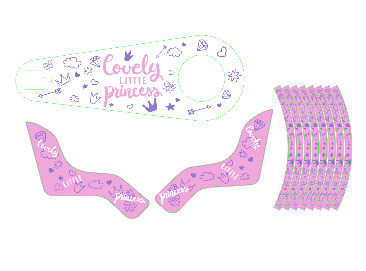 NAL.P.VEN LIL162DZTVKK/241R8P9/16"9" SET NALEPNICA