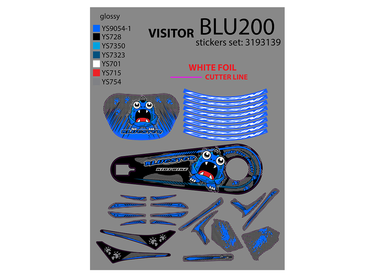 NAL.P.VEN BLU200 SET NALEPICA BLUESTER 20 ZA POMO.TOC BLATOBRAN LANC 2017