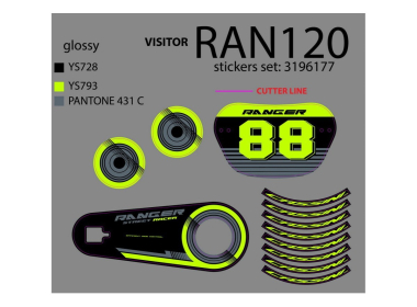 NAL.P.VEN RAN120 STREET RACER 12" SET NALEPNICA 2026 CASSINI STR 3196177