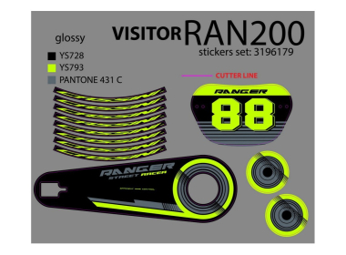 NAL.P.VEN RAN200 STREET RACER 20" SET NALEPNICA 2026 CASSINI STR 3196179