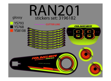 NAL.P.VEN RAN201 STREET RACER 20" SET NALEPNICA 2026 CASSSINI STR 3196182