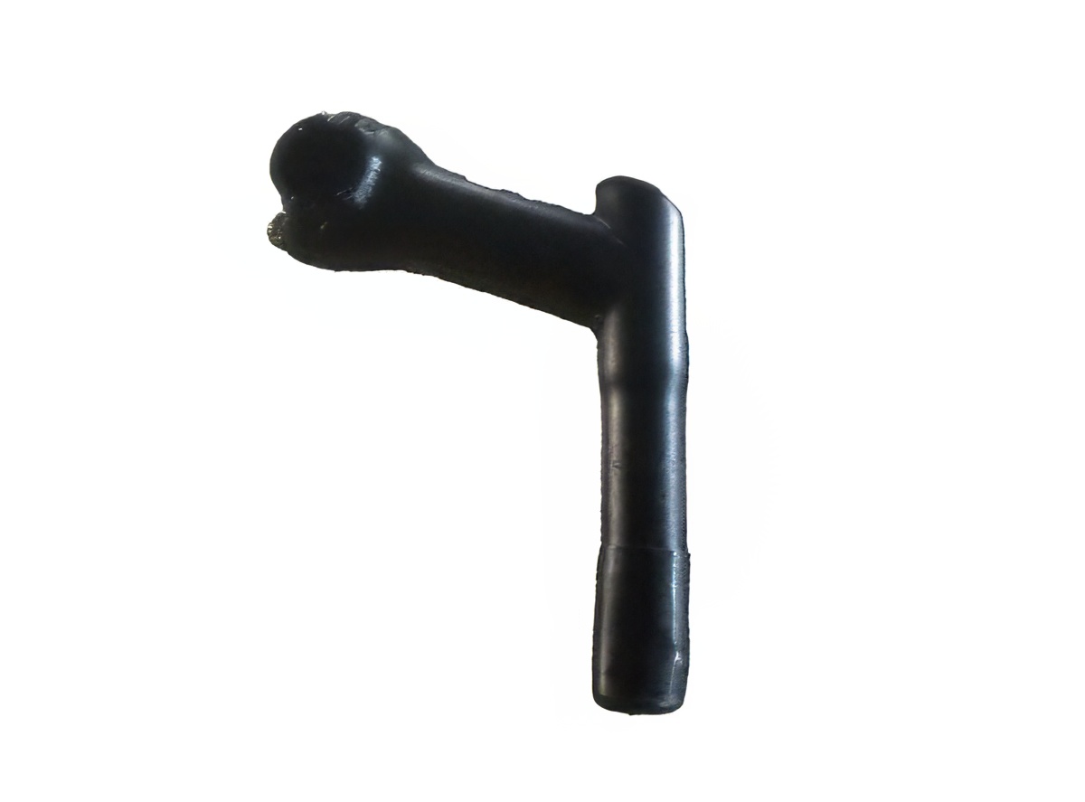 Lula volana celik, crna, 25.4/25.4mm, ext 100mm, rise 25deg, mat 150mm dužina