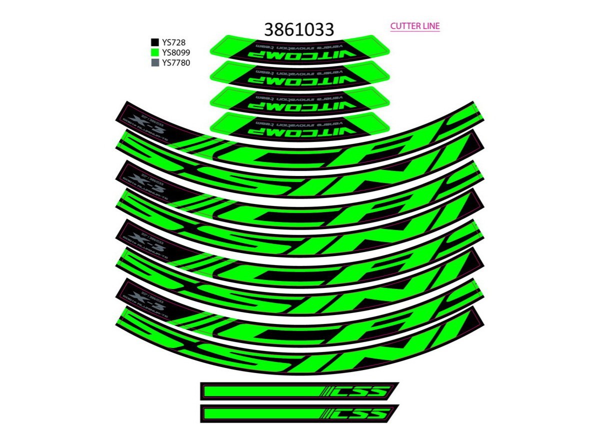 NAL.P.KIN t+g 20x3.m neon zelene ys8099 2021 !