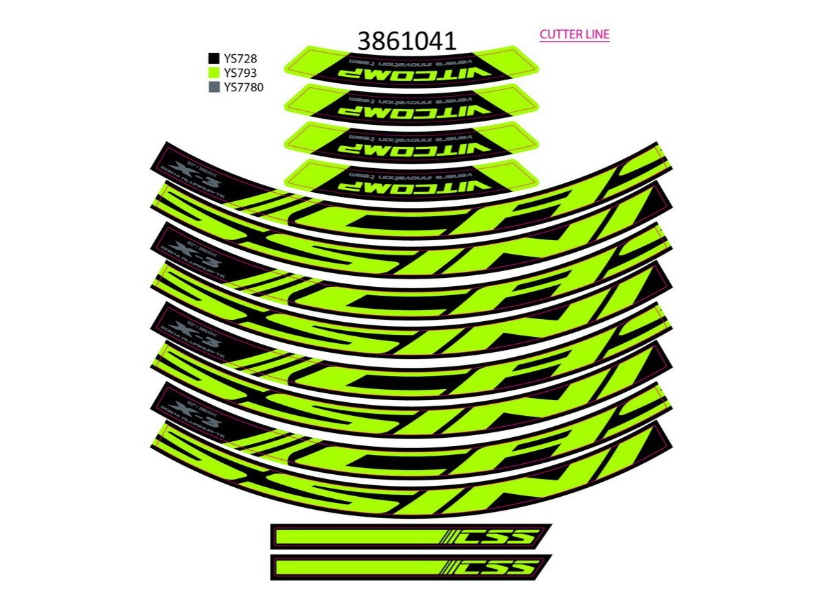 NAL.P.KIN t+g 20x3.m neon zute ys793 2021 !