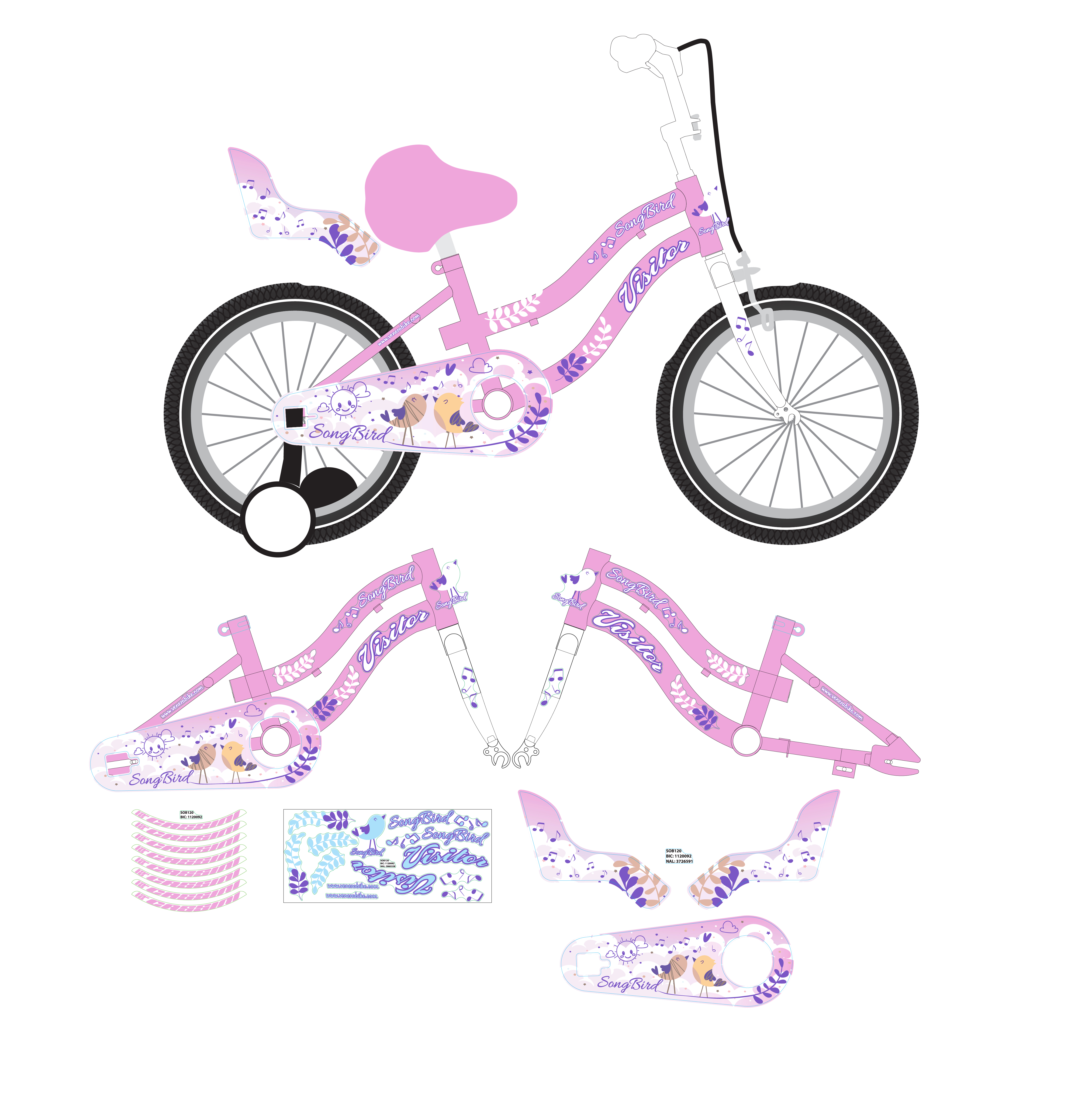 NAL.P.RAM.VEN STICKER SOB122DZTVKK/24AK8P9/12"7"