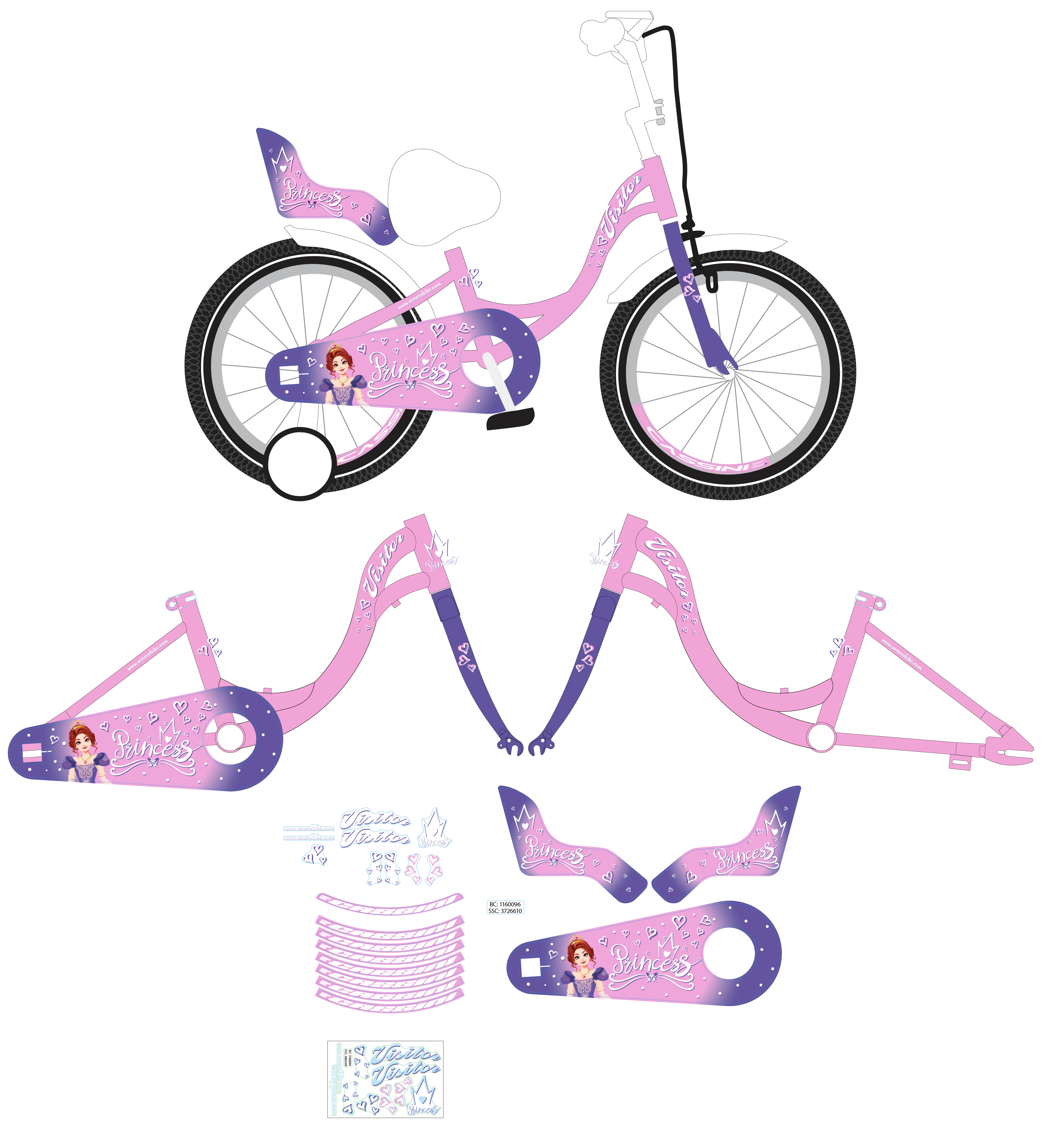 NAL.P.RAM.VEN STICKER PRI162DZTVKK/24AK14P9/16"9"