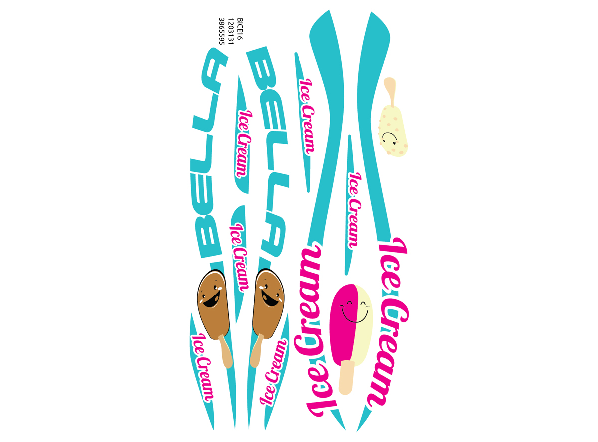 NAL.P.RAM. VEN ICE202DZTVKK/25AK9P14/20"11" BELA 201 20" VISITOR DELTA ICE CREAM DECIJI B.KONTRA ROZ