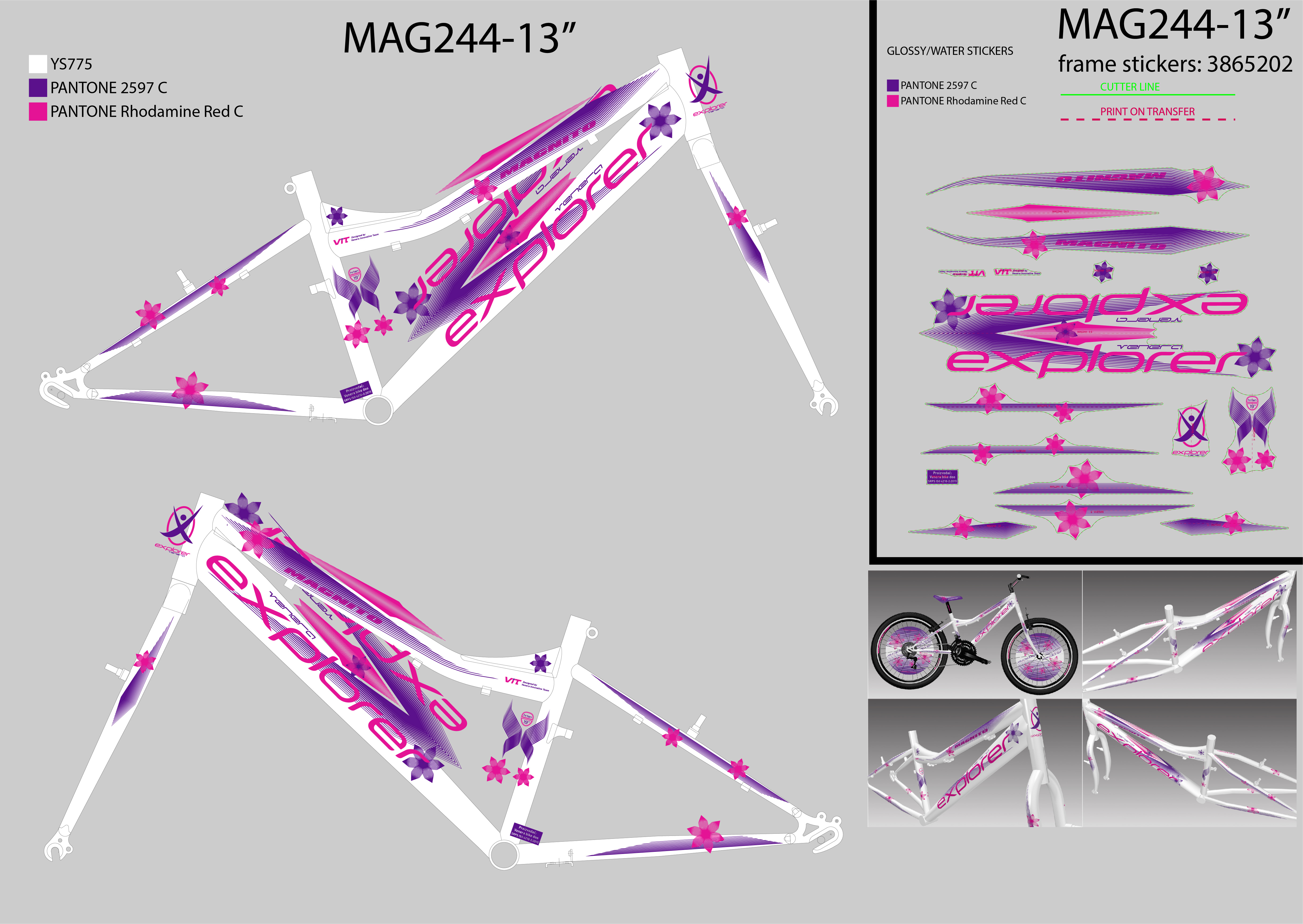 Mag244 24/13 F.RAM CASSINI za explorer magnito beli 2021 @@