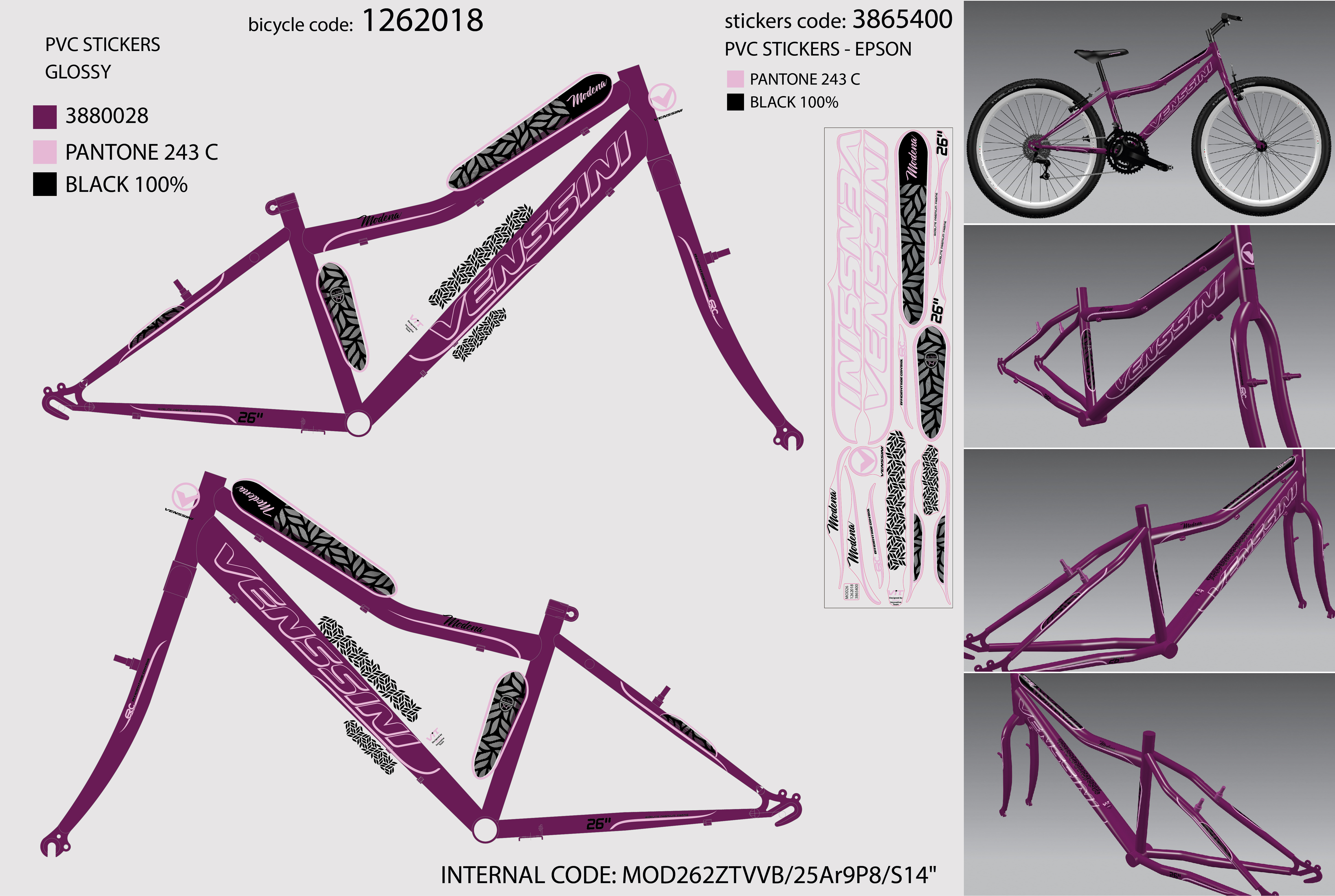 MOD262ZTVVB/25AR9P8/S14" F.RAM CASSINI VENSSINI MODENA 2025 @@