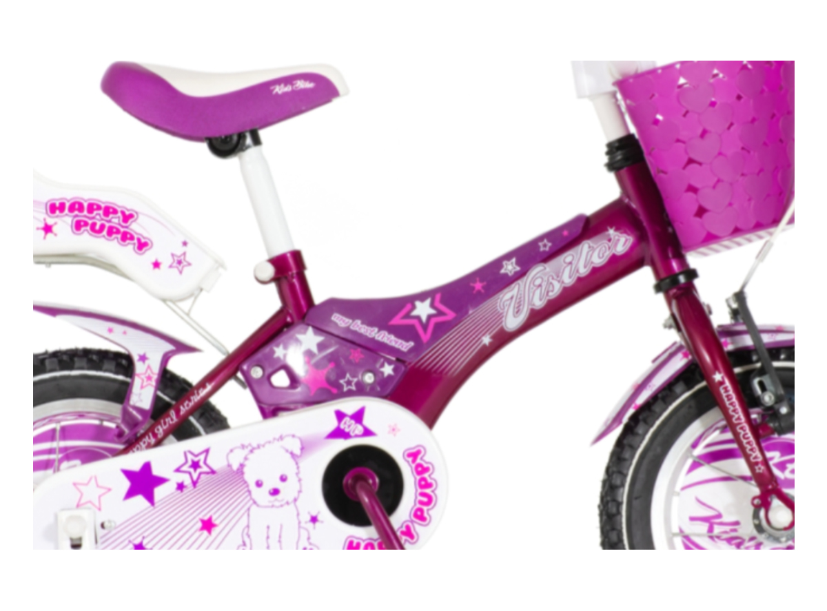 HAP120 HAPPY PUPPY12 F.RAM CASSINI ZA DECIJU BICIKLU LJUBICASTI 2021 @@