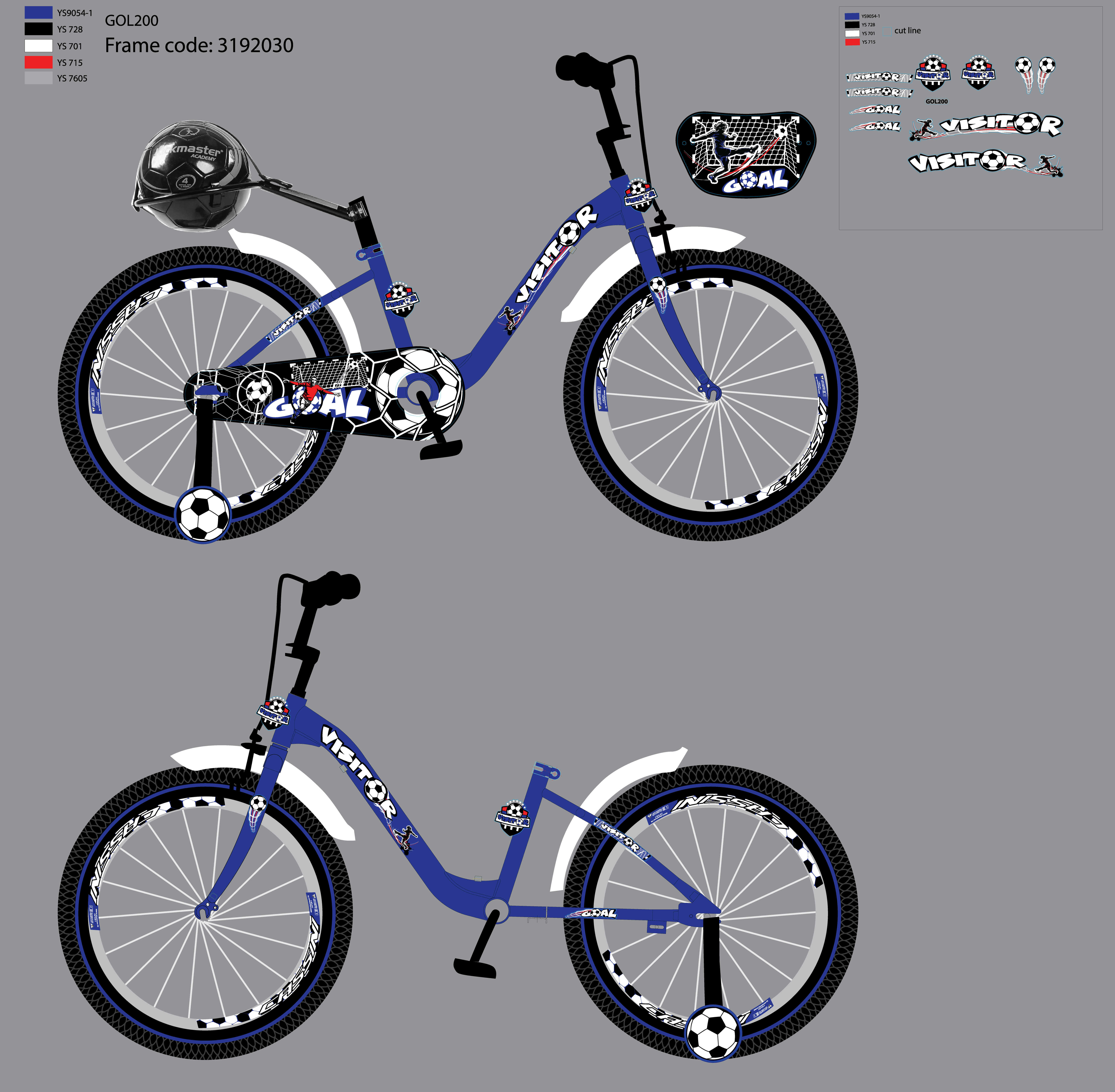 NAL.P.RAM.VEN sticker gol200 2021 @@@