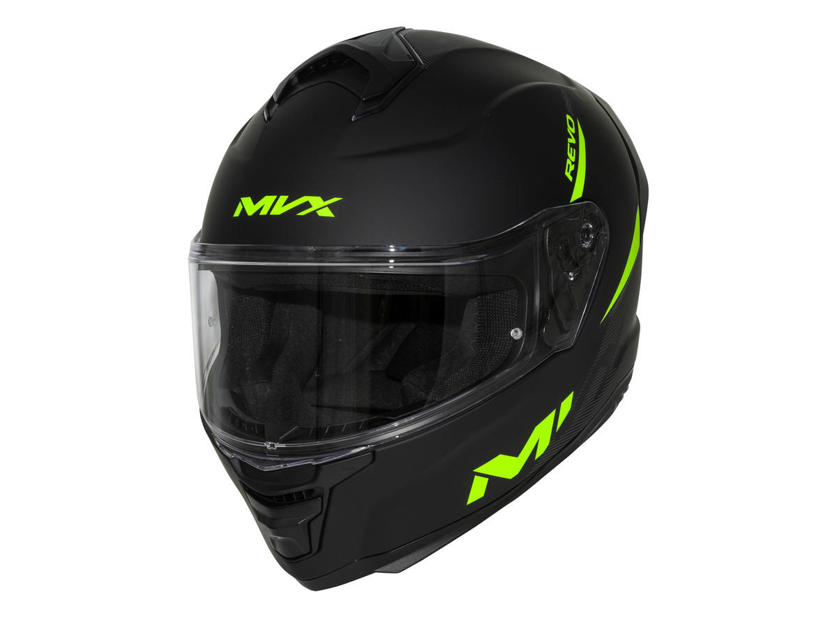 Kaciga za motor veličina XXL-MVX 987 Full Face Simpli vizir crna zelena