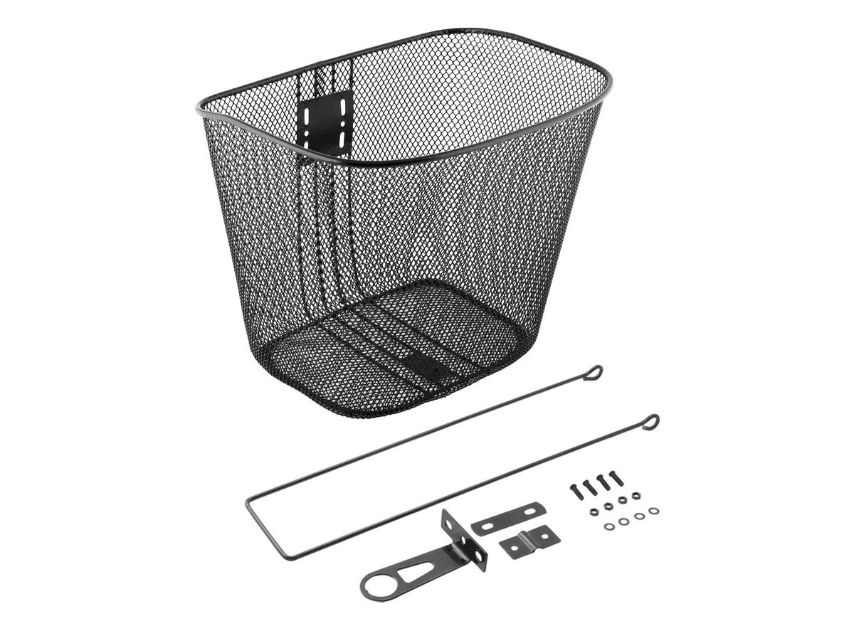 Korpa sitno pletena crna 20”