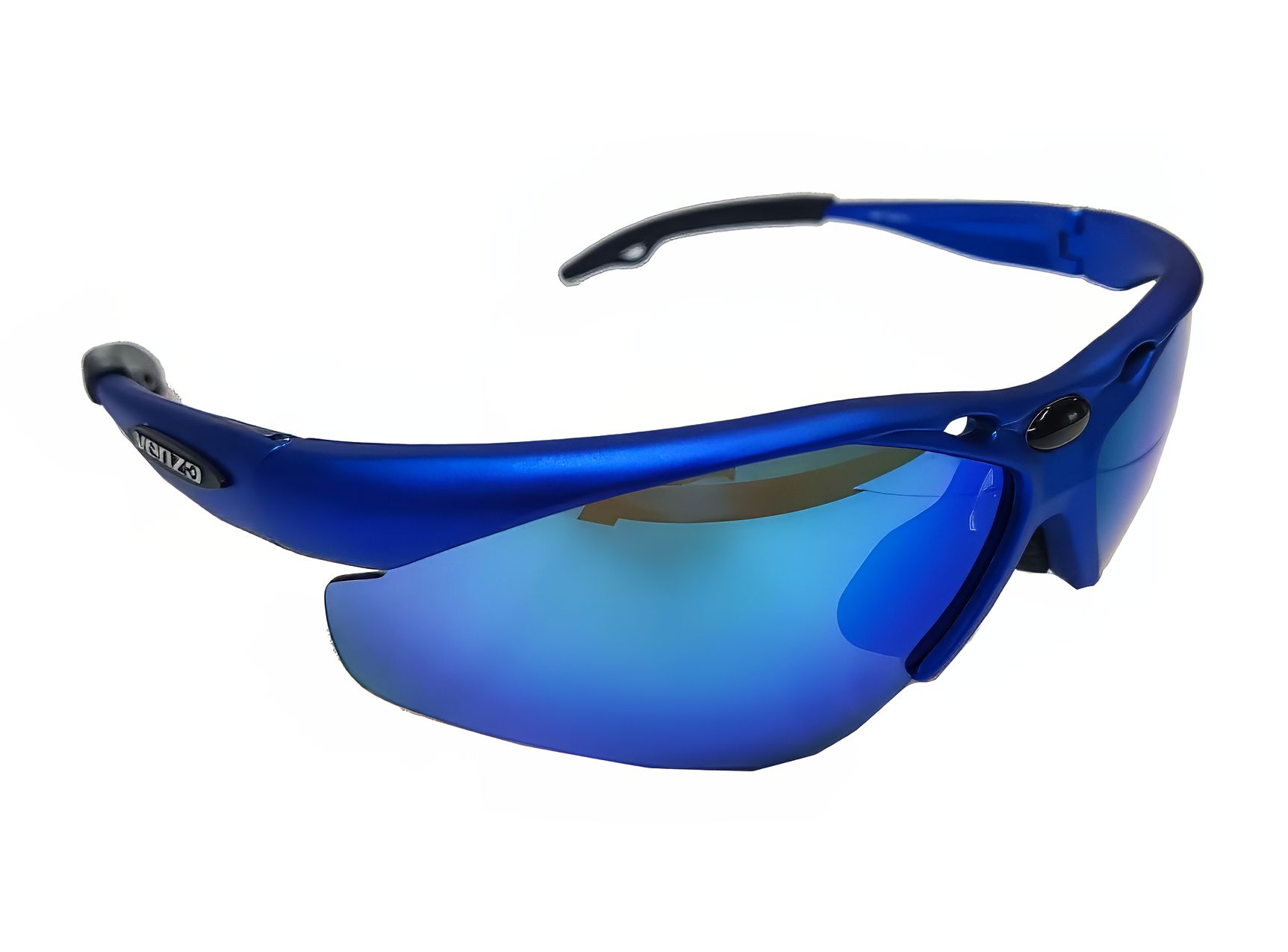 Venzo naočare u kutiji 100% uv 2 seta stakala plave