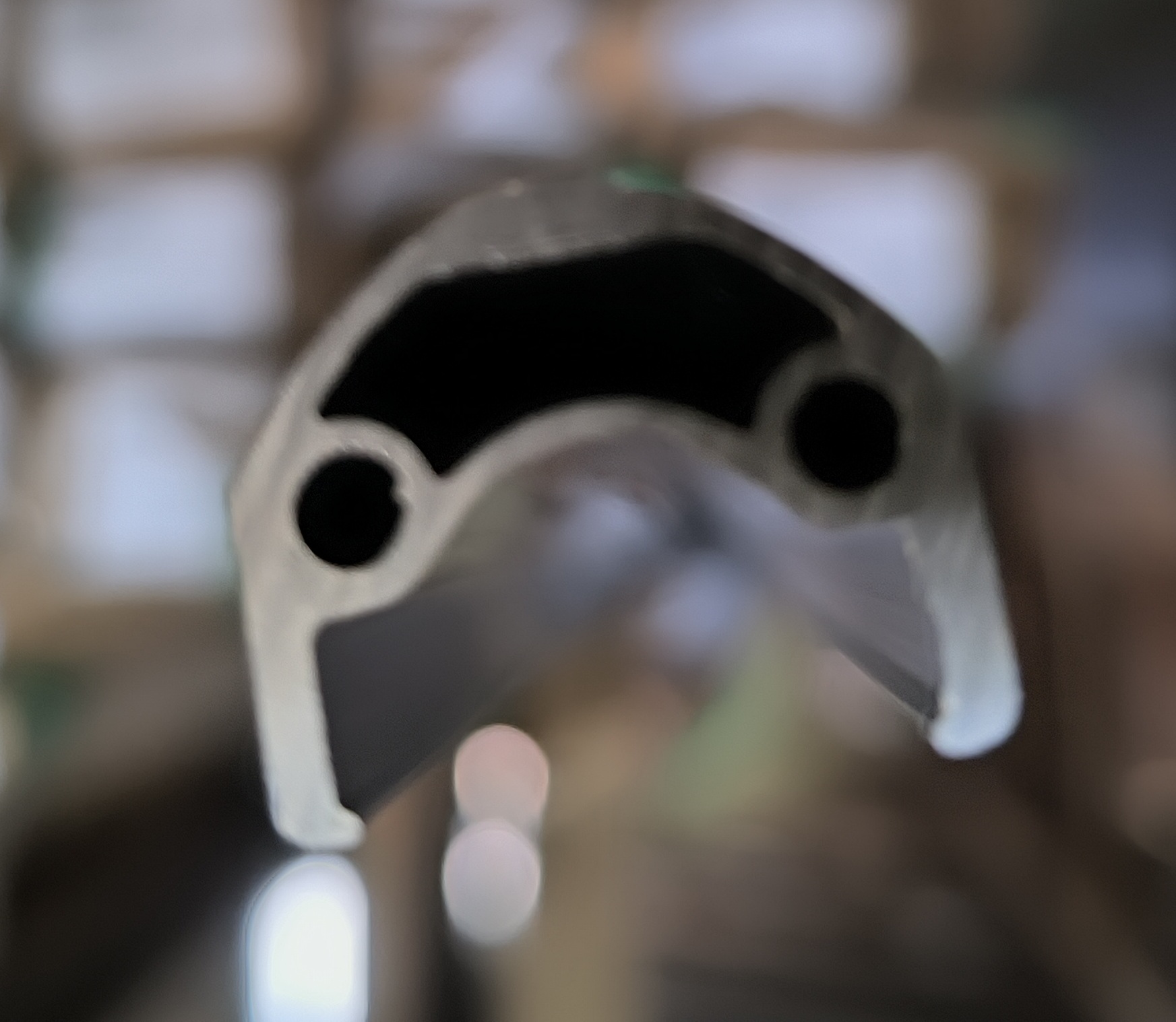 ALU PROFIL V1 24 NATURAL ZA OBRUCEVE DUPLI ZID DUZ.4950mm DB0509-X1M