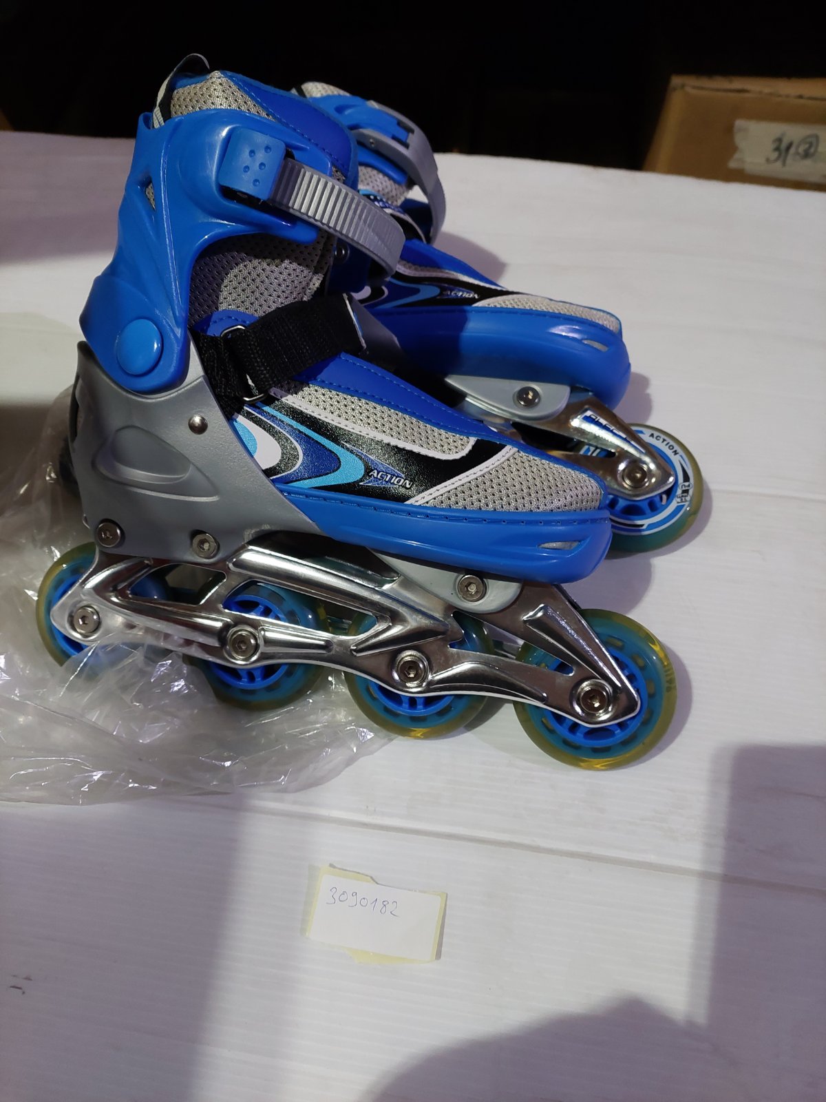 ROLER M (37-40) PLAVO SIVI PU TOČKIĆI