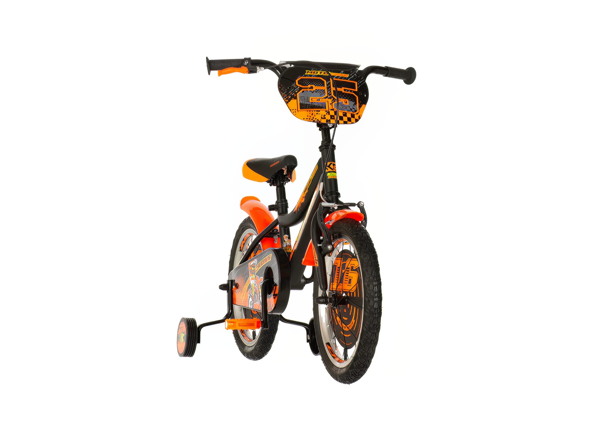 Moto cross visitor bicikla crno narandžasta-mot160