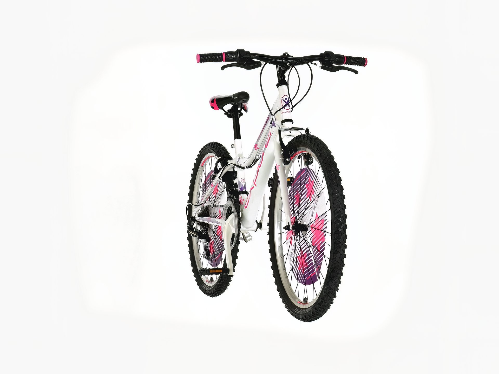 Belo roza magnito ženska dečija bicikla -mag244