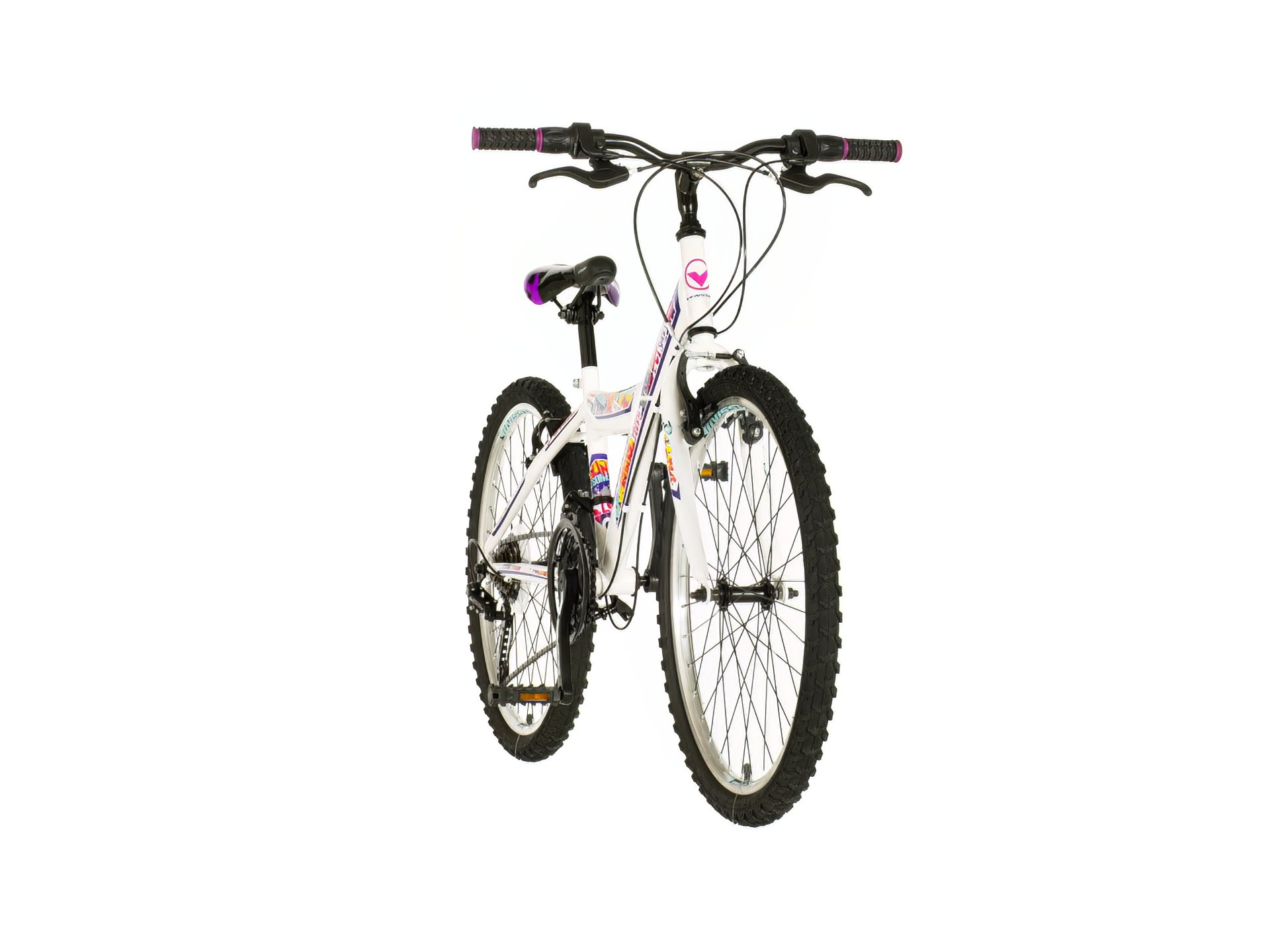 Belo multikolor parma ženska bicikla -pam2412