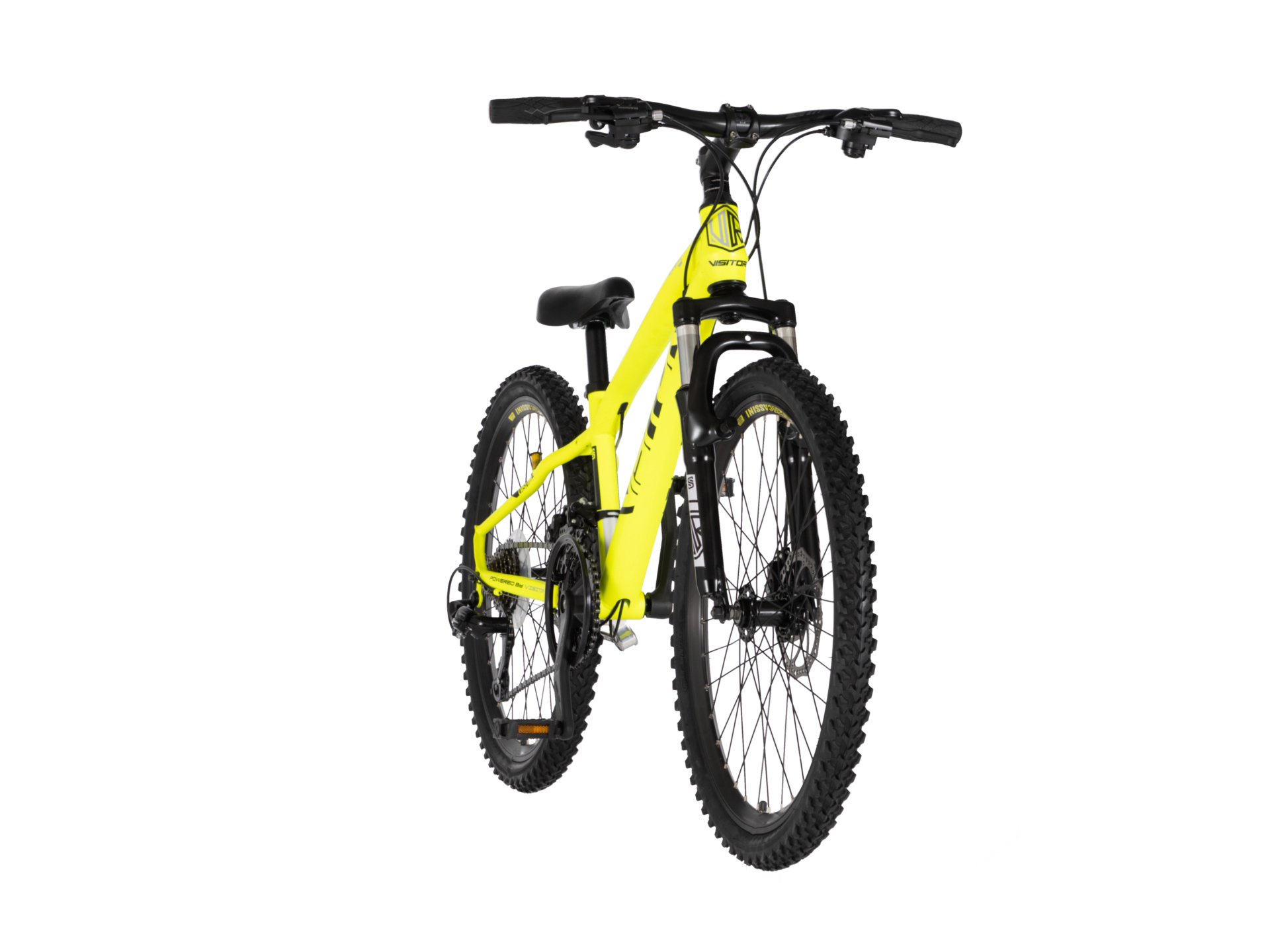 Bicikl Visitor Cascade 24" neon žuto crni