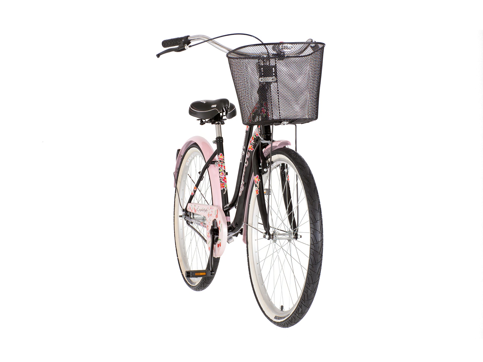Fashion bicikla explorer crno roza-lad261kk