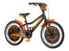 Crno narandžasta moto cross muška dečija bicikla -mot200