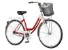 Crveno bela lowland ženska bicikla -low281f